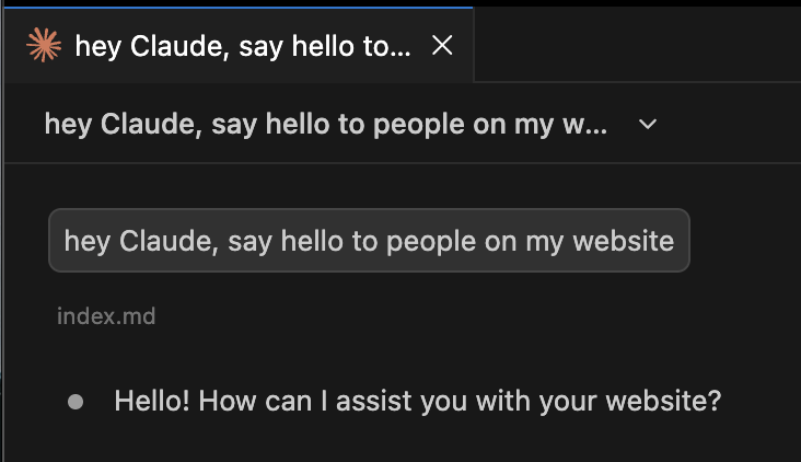 Claude code running locally